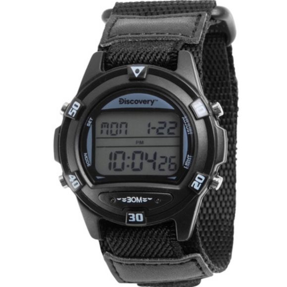 Discovery Men's Multi Function Digital Watch with Fastwrap Strap - Picture 3 of 8